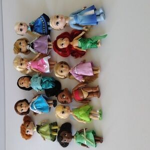 Disney Animator's Collection Mini Dolls 5" Figures Lot of 12